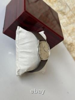 1970's Vintage Enicar Automatic Watch Date Squared Men's 34mm Ocean Pearl Rare