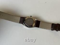 1970's Vintage Enicar Automatic Watch Date Squared Men's 34mm Ocean Pearl Rare