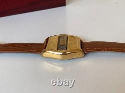 1970's Vintage Nino Jump Hour 25 J Swiss Automatic Watch Rare 40mm Gold Plated