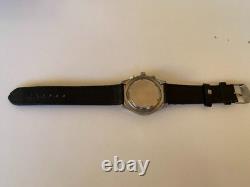 1970's Vintage Prefect Super De Luxe World Time Watch Date Men Rare 43mm Swiss