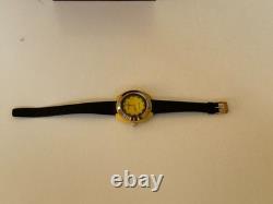 1970's Vintage Sandoz Watch Manual Wind Yellow 34mm 17 Jewels Swiss Made Rare