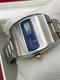 1970's Vintage Sorna Disk Watch Blue Space Age Digital Jump Hour Swiss 38mm Rare