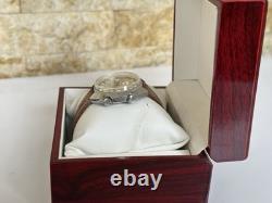 1970's Vintage Velis Alarm Men's Wristwatch Swiss Made Date 41mm Rare Working