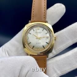 1970s Vintage Watch Gigandet Automatic Men's Swiss Made Very Rare Gold Tone