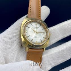 1970s Vintage Watch Gigandet Automatic Men's Swiss Made Very Rare Gold Tone
