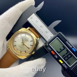1970s Vintage Watch Gigandet Automatic Men's Swiss Made Very Rare Gold Tone