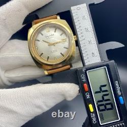 1970s Vintage Watch Gigandet Automatic Men's Swiss Made Very Rare Gold Tone