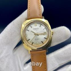 1970s Vintage Watch Gigandet Automatic Men's Swiss Made Very Rare Gold Tone