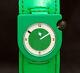 1975 LIP Mach 2000 Roger Tallon GREEN Cuff WATCH VTG SWISS Windup RARE 43338/1