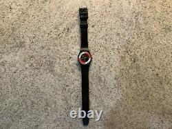 1985 Rare Vintage Swatch Watch Swiss Made Original for Women Neon Black Rare 80s