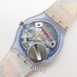 1993 Vintage Swiss Made Swatch Watch in Mint Condition, Rare 90s Swatch Watch