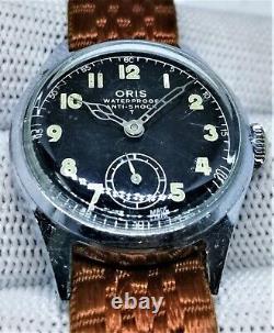 30.5 mm Rare 1960s ORIS Sub Second Cal 581KIF Vintage Watch Swiss Made