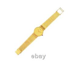 30mm Rare Vintage Baume & Mercier 55121 Swiss Manual Wind 14kt Ygold Wrist Watch