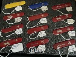 A Lot of 12 Vintage Victorinox Swiss Army Knives Some Rare and Unique Models