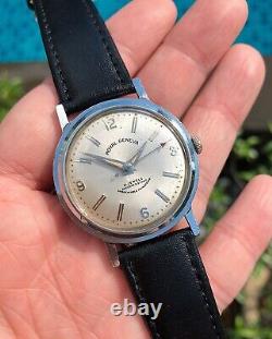 ACCRO Royal Geneva Vintage Watch Art Deco Military Sector Dial 1950s Swiss Rare