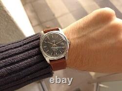 ALFA AUTOMATIC BLACK DIAL ETA 2783 SWISS MADE VINTAGE RARE Mens WATCH