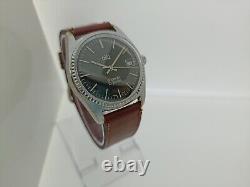 ALFA AUTOMATIC BLACK DIAL ETA 2783 SWISS MADE VINTAGE RARE Mens WATCH