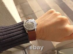 ALFA AUTOMATIC BLACK DIAL ETA 2783 SWISS MADE VINTAGE RARE Mens WATCH