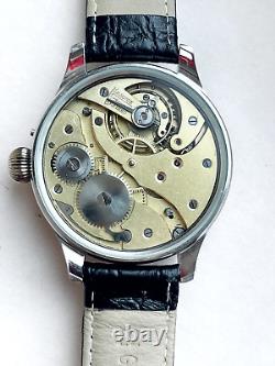 ALPINA 24 Hours Day & Night Vintage 1930`s New Cased rare Swiss Men`s Watch