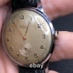 ARBAR Geneve Vintage Swiss Watche Rare 37mm 1960's Rare