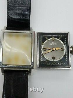 AUTHENTIC 100% MIDO MULTIFORT ANTIQUE VINTAGE RARE WATCH 1940's SWISS MADE