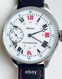 Alpina Union Horlogere PREMIUM rare Vintage 1910`s New Cased Swiss Men`s Watch