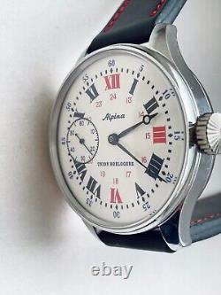 Alpina Union Horlogere PREMIUM rare Vintage 1910`s New Cased Swiss Men`s Watch