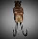 Antique RARE Large Musical Swiss Black Forest Bear Whip Hook Glass Eyes C. 1880
