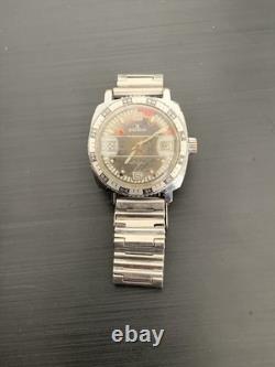 Antique Rare Edox Swiss Vintage Automatic Sport Watch