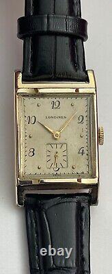 Antique Vintage Longines Watch Swiss Geneva Montreal 10K Gold Filled Serviced