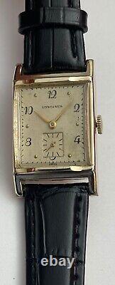 Antique Vintage Longines Watch Swiss Geneva Montreal 10K Gold Filled Serviced