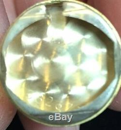 Antique Vintage Rare Solid Yellow Gold Watch Ring (Swiss Movement) Estate Piece