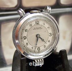 Antique Vintage Swiss 40's Rare Raf British Military Wrist Watch Converted