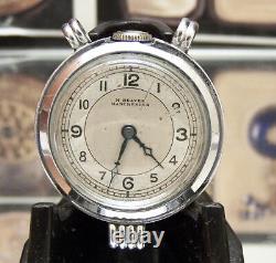 Antique Vintage Swiss 40's Rare Raf British Military Wrist Watch Converted