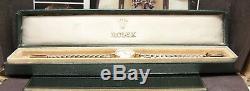 Antique Vintage1955 Swiss Rolex Solid Gold Watch & Band + Original Box Rare Dial