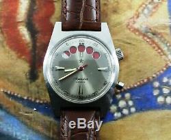 Aquastar Regate Yachting Rare Vintage Men's Automatic Watch 4000N Swiss 2896