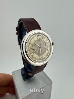 Arsa Chronograph Calibre Venus 165 Rare Case Vintage Work Swiss Made