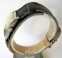 Art Deco Vintage Rare Ww2 Swiss Rectangular Men's Mechanical Watch Cyma # 456