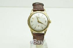 Auth Omega Vintage Watch Automatic Sub Second Date 10K GP Mens Swiss 1952 RARE