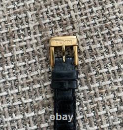Authentic Luxury Rare Vintage FENDI 300L Quartz Watch Swiss Made