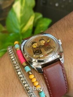 Authentic Swiss Manual Winding Rare Men's Mint Condition Vintage Watch