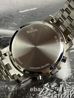 BULOVA Chronograph Swiss Made Watch C860452 40mm Marine Star Vintage Rare Racing