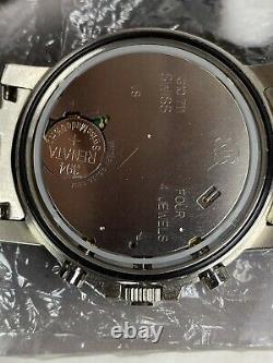 BULOVA Chronograph Swiss Made Watch C860452 40mm Marine Star Vintage Rare Racing