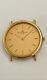 Baume & Mercier Geneve Watch Quartz Swiss made eta 210.001 Gold plated 8 Jewels