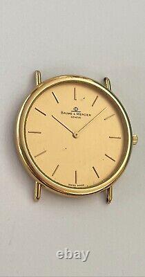 Baume & Mercier Geneve Watch Quartz Swiss made eta 210.001 Gold plated 8 Jewels