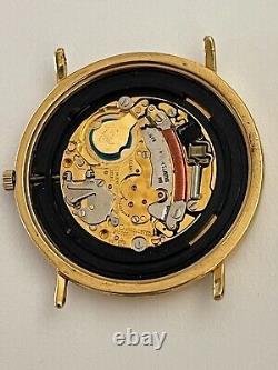 Baume & Mercier Geneve Watch Quartz Swiss made eta 210.001 Gold plated 8 Jewels