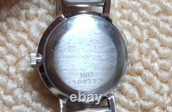 Baume Mercier Ladies Watch Manual Wind Silver Swiss Elegance Rare Vintage
