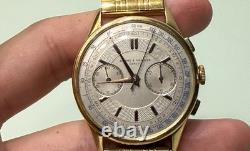Baume & Mercier Vintage Chronograph Manual Wind Swiss Watch Rare Collectible