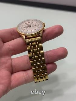 Baume & Mercier Vintage Chronograph Manual Wind Swiss Watch Rare Collectible