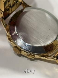 Baume & Mercier Vintage Chronograph Manual Wind Swiss Watch Rare Collectible